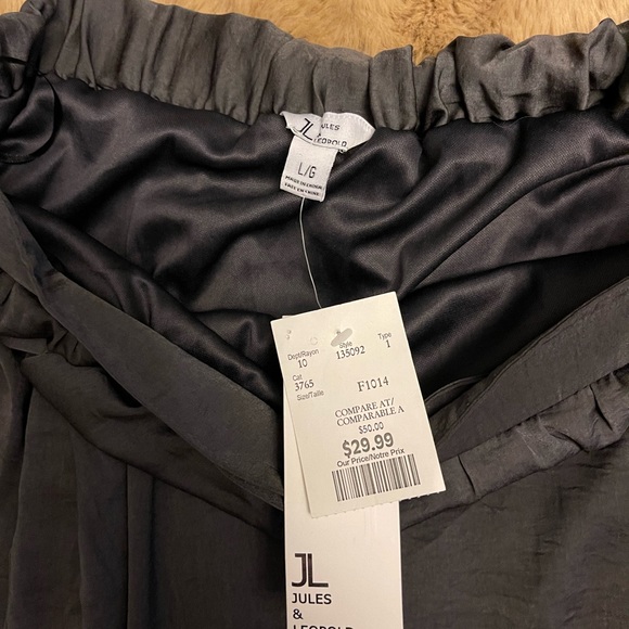 Grey Shiny Maxi Skirt - Picture 5 of 11